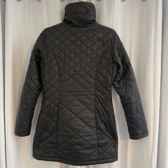 The North Face Liana PrimaLoft Quilted Long Puffer Coat Black Women’s S - Picture 3 of 16